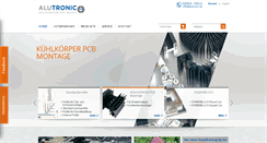 Desktop Screenshot of alutronic.de